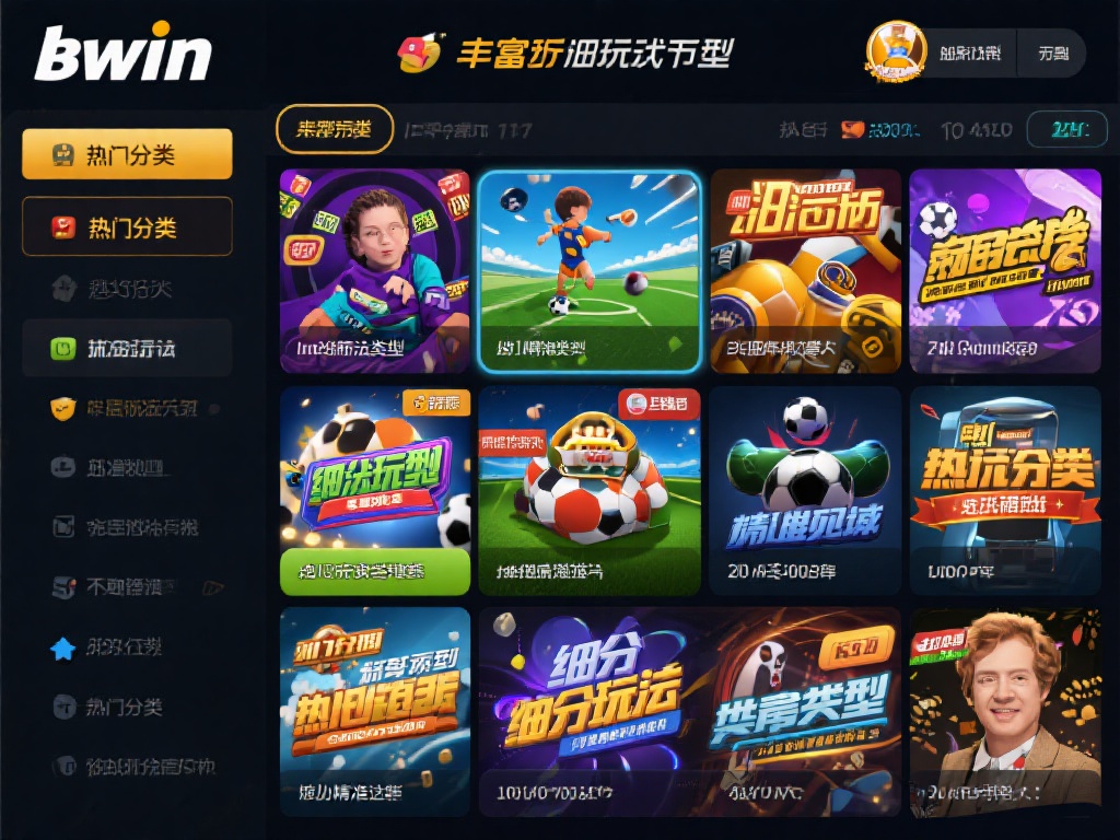 细分玩法类型，实现精准选择
必赢bwin独特之处